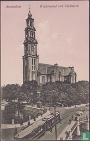 Amsterdam   Westermarkt met Westerkerk