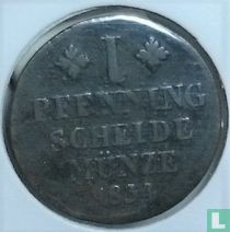 Brunswijk-Wolfenbüttel 1 pfenning 1834