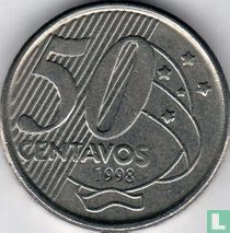 Brazilië 50 centavo 1998