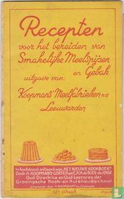 Recepten voor het bereiden van Smakelijke Meelpijzen en Gebak