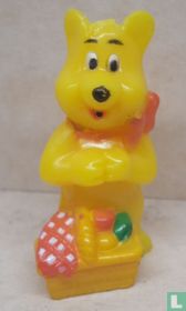 Bear with picnic basket