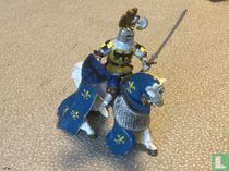 Crested knight blue