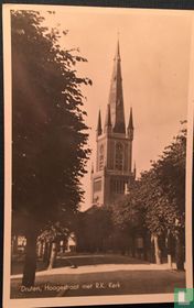 Druten Hoogstraat met R.K. Kerk