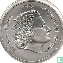 Antilles néerlandaises 25 gulden 1973 "25ème anniversaire du couronnement de la reine Juliana"