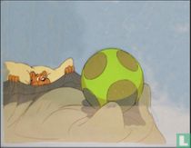 Heer Bommel met het ei (met Zwelgje er in)