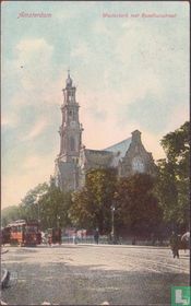 Amsterdam    Westerkerk met Raadhuisstraat