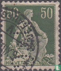 Zittende Helvetia
