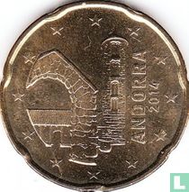 Andorra 20 cent 2014