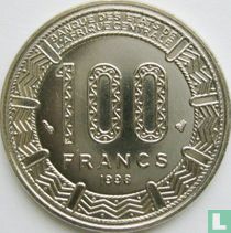 Central African States 100 francs 1998