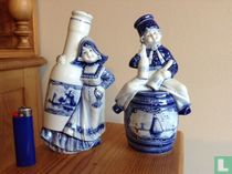 2 gin bottles
