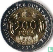 West African States 200 francs 2018