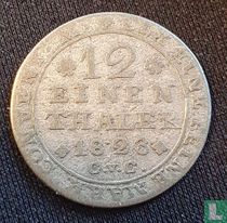 Brunswijk-Wolfenbüttel 1/12 thaler 1823