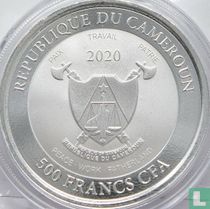 Cameroon 500 francs 2020 "Mandrill monkey"