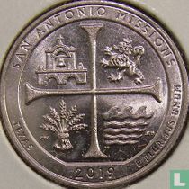 États-Unis ¼ dollar 2019 (W) "San Antonio Missions National Historical Park in Texas"