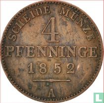 Prusse 4 pfenninge 1852