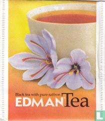Black tea with pure saffron