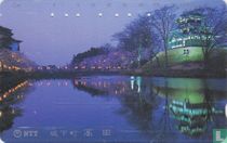 Takada Castle - Night view historical sites - Niigata Prefecture