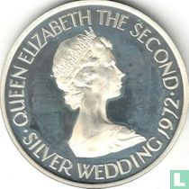 Jersey 2½ pounds 1972 (PROOF) "25th Wedding anniversary of Queen Elizabeth II and Prince Philip"