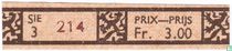 Sie 3 214 - Prix-Prijs Fr. 3.00  