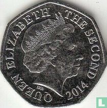 Jersey 50 Pence 2014