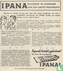 Ipana feliciteert de winnaars van zijn grote prijsvraag!