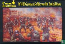 German Soldiers with Tank Riders