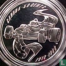 Canada 50 cents 1998 (PROOF) "20 years Gilles Villeneuve's victory in Canadian Formula 1 Grand Prix race"