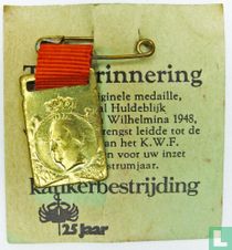 Koningin Wilhelmina  25 jaar Kankerbestrijding