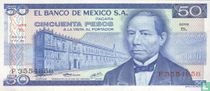Mexique 50 pesos