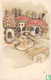 Paddenstoelen-huisjes