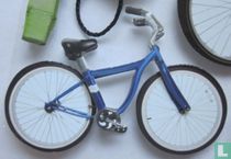 blauwe crossfiets
