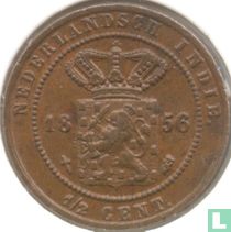 Dutch East Indies ½ cent 1856