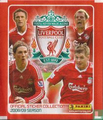 Liverpool FC Official Sticker Collection 2008/09 album pictures catalogue