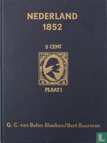 Nederland 1852 - 5 cent plaat I