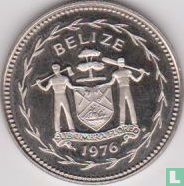 Belize 25 cent 1976 "Blue-crowned motmot"