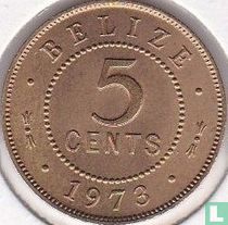 Belize 5 cent 1973