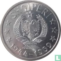 Albanië 50 qindarka 1969 "25th anniversary of Albania's liberation"