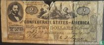Confederate States 2 Dollar 1862