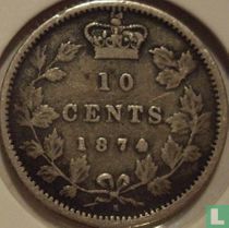 Canada 10 cents 1874