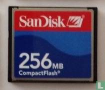 SanDisk CompactFlash kaart 256 Mb
