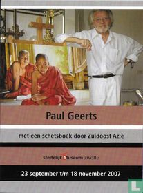 Paul Geerts met een schetsboek door Zuidoost Azië