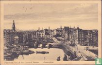 Panorama van af het Centraal Station   Amsterdam