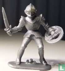 Chevalier avec épée et bouclier