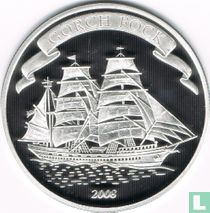 Palau 2 dollars 2008 (BE) "Sailing ship Gorch Fock"