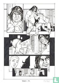 Molenaar, Romano - Original page (p. 22) - J.Rom Force of gold - # 1 Shadow - (2014)