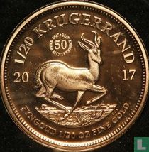 Afrique du Sud 1/20 krugerrand 2017 (BE) "50th anniversary of the krugerrand"