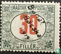 Ziffer mit Aufdruck
