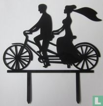 Stelletje op tandem