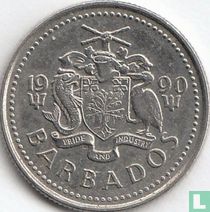 Barbade 10 cents 1990