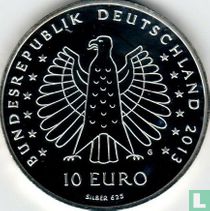 Allemagne 10 euro 2013 (BE) "125 years Discovery of electric field force by Heinrich Hertz"